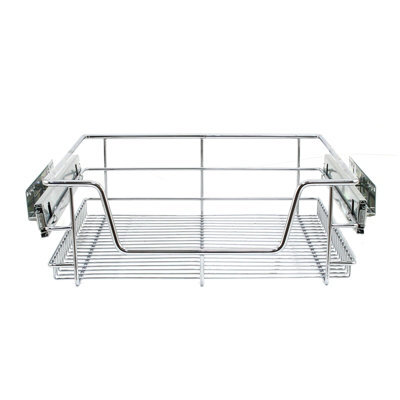 MonsterShop Kukoo 6 X Kitchen Pull Out Soft Close Baskets, 500mm Wide Cabinet, Slide Out Wire Storage Drawers - image 1