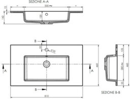 Affine 800mm Bathroom Cloakroom Vanity Unit Basin Wall Hung Furniture Soft Close Green - thumbnail 6
