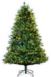 Christmas Tree World The 7Ft Pre-Lit Woodland Pine Tree With Hinged Branches - thumbnail 5