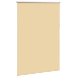 Berkfield Roller Blind Blackout Beige 90X150 Cm Fabric Width 85.7 Cm Polyester - thumbnail 3