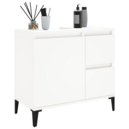 Berkfield Bathroom Cabinet White 65X33X60 Cm Engineered Wood - thumbnail 5