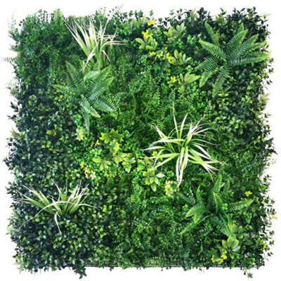 eXtreme Artificial Garden Green Hedge Plant Panels 1Mx1M, Indoor & Outdoor Living Wall Backdrop For Balcony, Courtyard, Wedding Pictures