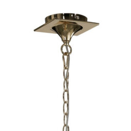 Luminosa Lighting Luminosa Mara Pendant 3 Light E14, French Gold With Ivory White Shades - thumbnail 3