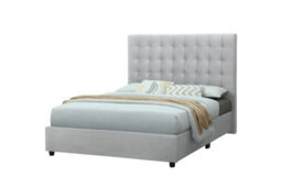Sareer Furniture Sareer Bailey Bed, Bed In A Box, Contemporary Grey Upholstered Bed - thumbnail 2