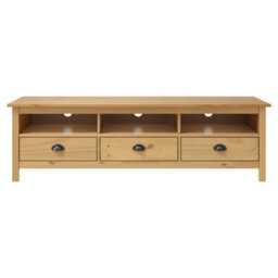 Berkfield Tv Cabinet Hill Range Honey Brown 158X40X47 Cm Solid Pine Wood - thumbnail 2