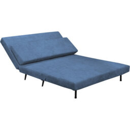Dorel Home Mallory Sofa Bed In Blue Linen Look - thumbnail 9