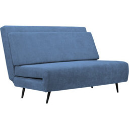 Dorel Home Mallory Sofa Bed In Blue Linen Look - thumbnail 1