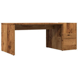 Berkfield Coffee Table Old Wood 90X45X35 Cm Engineered Wood - thumbnail 2