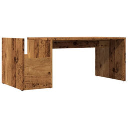Berkfield Coffee Table Old Wood 90X45X35 Cm Engineered Wood - thumbnail 6