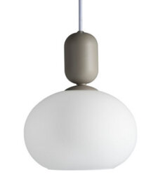 Nordlux Notti Glass Pendant Light Hand Blown Glass Grey,mains - thumbnail 4