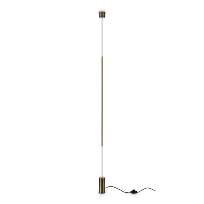 Ideal Lux Luminosa Filo Integrated Led Wall Lamp Brass 2700K - image 1