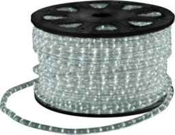 Netagon Outdoor Festive Static Led 45M Rope Lights Kit With Wiring Accessories- Ice White - thumbnail 3