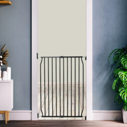Safetots Extra Tall Eco Screw Fit Baby Gate, Black, 100Cm - 110Cm, Extra Tall Gate 100Cm In Height, Stair Gate For Baby - thumbnail 8