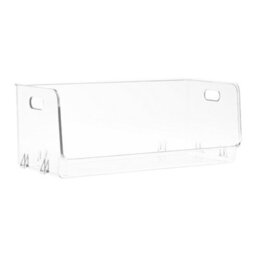 Living And Home 2Pcs Stackable Transparent Desktop Storage Boxes Multifunctional Organiser, 33Cm W X 14.5Cm D X 12.5Cm H - thumbnail 3