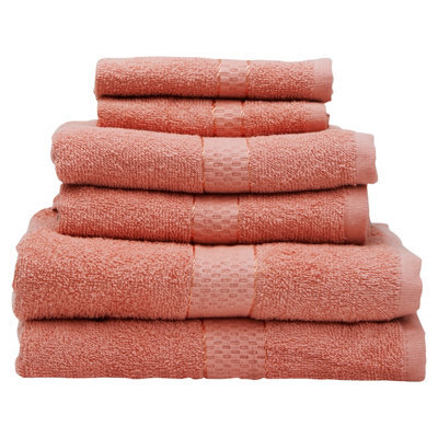 Orsina 6Pc Towel Set, Ultra-Soft Cotton Towels With Quick-Dry Technology, Includes 2 Bath Towels, 2 Hand Towels - image 1