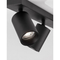 Luminosa Lighting Luminosa Tod Ceiling Spotlight Bar Sandy Black Gu10 3X10W - thumbnail 5