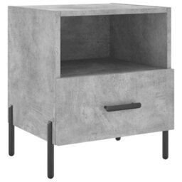 Berkfield Modern Bedside Cabinets 2 Pcs Concrete Grey 40X35X47.5 Cm Engineered Wood - thumbnail 6