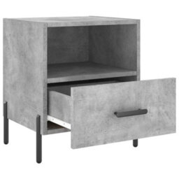 Berkfield Modern Bedside Cabinets 2 Pcs Concrete Grey 40X35X47.5 Cm Engineered Wood - thumbnail 5