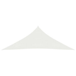 Berkfield Sunshade Sail 160 G/m2 White 3X3X3 M Hdpe - thumbnail 2