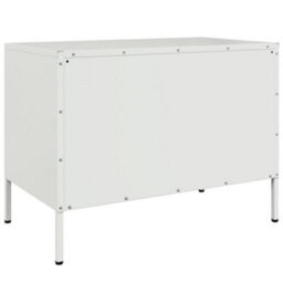 Berkfield Tv Cabinets 2 Pcs White 68X39X50.5 Cm Steel - thumbnail 9