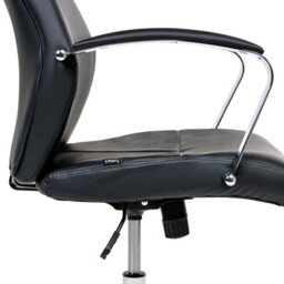 Beliani Executive Chair Adept Faux Leather Black - thumbnail 7