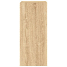 Berkfield Tv Wall Cabinet With Led Lights Sonoma Oak 30.5X35X70 Cm - thumbnail 9