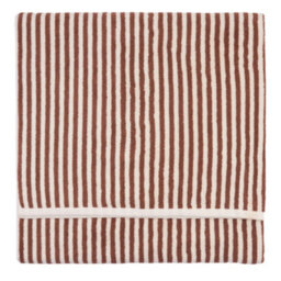 Yard Hebden Striped 100% Cotton Bath Towel, Pecan, 70 X 130Cm - thumbnail 2