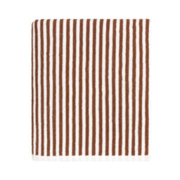 Yard Hebden Striped 100% Cotton Bath Towel, Pecan, 70 X 130Cm - thumbnail 1