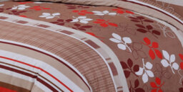 Homes & Linen Tarka Printed Microfiber 4 Piece Bedding Set Duvet Cover Fitted Sheet And Pillowcases - thumbnail 3