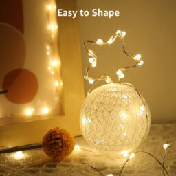 Lepro Small Fairy Lights, 1M 20 Leds, Mini Copper Wire Led String Lights, Battery Powered & Included, Pack Of 8 - thumbnail 2