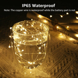 Lepro Small Fairy Lights, 1M 20 Leds, Mini Copper Wire Led String Lights, Battery Powered & Included, Pack Of 8 - thumbnail 6