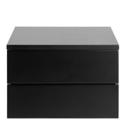Furniture To Go Avignon Bedside Table With 2 Drawers In Black - thumbnail 2