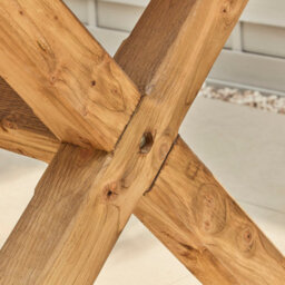 Off the Grain Wooden Outdoor Table And Bench Set - 180Cm (L) - thumbnail 5