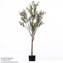 Garden Gear Artificial Olive Tree 150Cm Tall Faux Plant In Pot For Home Office Living Room Bedroom Décor - thumbnail 2