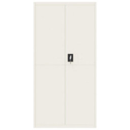 Berkfield File Cabinet White 90X40X220 Cm Steel - thumbnail 8