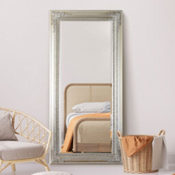 Mirroroutlet Caspian Vintage Silver Antique Design Full Length Mirror 178 X 87 Cm - thumbnail 1