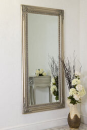 Mirroroutlet Caspian Vintage Silver Antique Design Full Length Mirror 178 X 87 Cm - thumbnail 2