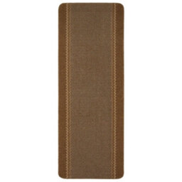 The Rugs Washable Designer Rugs & Mats Lined Bordered Design In Brown   116Br - thumbnail 1