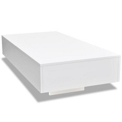 Vidaxl Coffee Table High Gloss White Coffee Tables - image 1