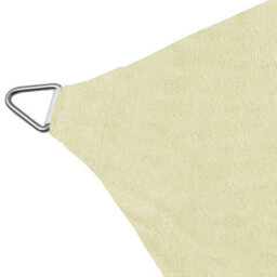 Berkfield Sunshade Sail Hdpe Square 3.6X3.6 M Cream - thumbnail 3