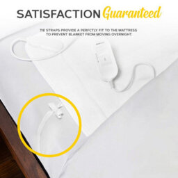 Monhouse Premium Fleece Electric Blanket - Heated Under Blanket, 3 Heat Settings, Fitted Heated Mattress Cover - King 137X165Cm - thumbnail 7