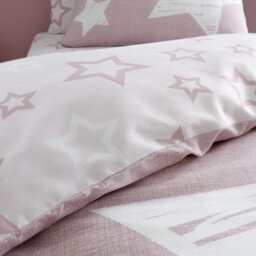 Smart Living Duvet Cover With Pillowcases Polycotton Quilt Bedding Covers Comfy Breathable Comforter Cover Set - Blush Pink - thumbnail 4