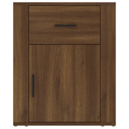 Berkfield Bedside Cabinet Brown Oak 50X36X60 Cm Engineered Wood - thumbnail 6
