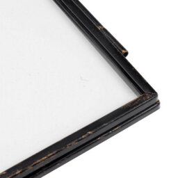 "Nicola Spring 2X Hanging Metal Photo Frames - 6"" X 4"" - Black - Picture Frame Wall Mounted Frame With Rope" - thumbnail 5