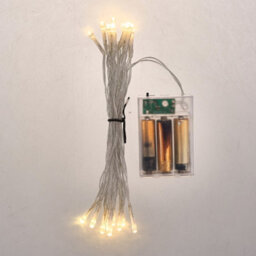 Living And Home Mini Desktop Christmas Tree With Fairy Lights, 30Cm W X 53Cm H - thumbnail 4
