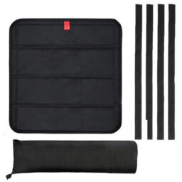 Black Rv Window Shade Skylight Cover Shade Foldable Rv Vent Sun Shade Curtain Vent - thumbnail 1