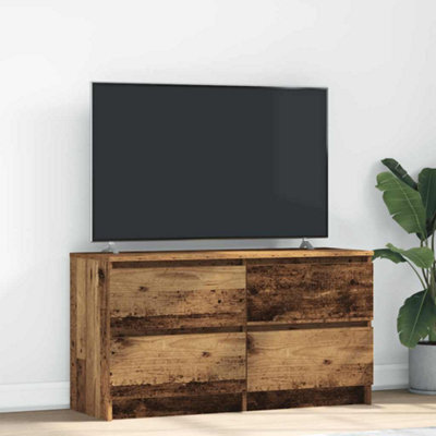 Berkfield Tv Cabinet Old Wood 100X35X54 Cm Engineered Wood - image 1