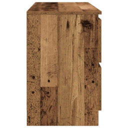 Berkfield Tv Cabinet Old Wood 100X35X54 Cm Engineered Wood - thumbnail 7