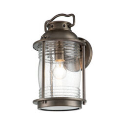 Luminosa Lighting Elstead Kichler Ashland Bay Outdoor Wall Lantern Burnished Bronze, Ip44