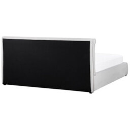 Beliani Ottoman Bed Velvet Bajonna 180 X 200 Cm (Eu Super King) Off-White - thumbnail 8